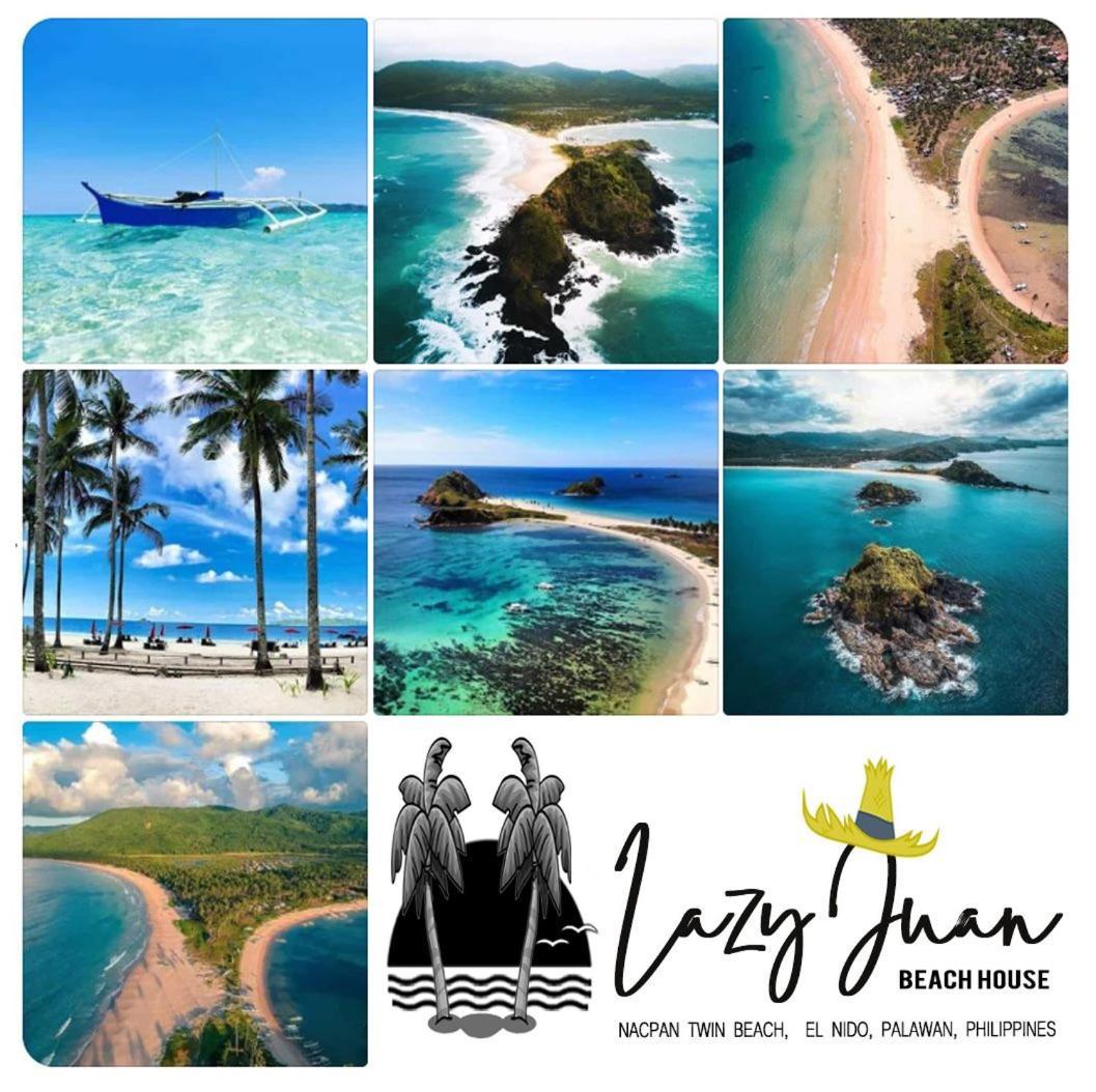 Lazy Juan Beach House Nacpan El Nido Exterior photo